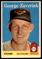 1958 Topps #6 George Zuverink Excellent+  ID: 221165