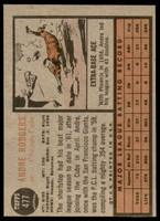 1962 Topps #477 Andre Rodgers Excellent+  ID: 250351