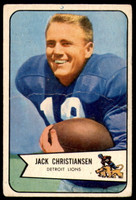 1954 Bowman #100 Jack Christiansen G-VG 