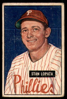 1951 Bowman #76 Stan Lopata G-VG 