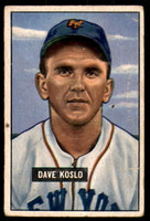 1951 Bowman #90 Dave Koslo G-VG 