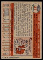 1957 Topps #27 Ted Kazanski Excellent+  ID: 220939