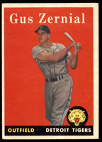 1958 Topps #112 Gus Zernial UER Excellent+  ID: 223245