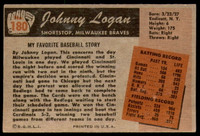 1955 Bowman #180 Johnny Logan Excellent+  ID: 249674