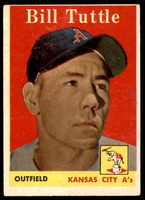 1958 Topps #23 Bill Tuttle Excellent  ID: 228956