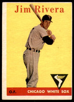 1958 Topps #11 Jim Rivera UER Excellent  ID: 238957