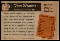 1955 Bowman #178 Tom Brewer Excellent+ RC Rookie 