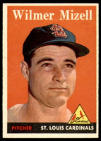 1958 Topps #385 Wilmer Mizell Excellent+  ID: 229495