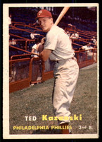 1957 Topps #27 Ted Kazanski Excellent+  ID: 224664