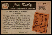 1955 Bowman #166 Jim Busby Excellent+ 