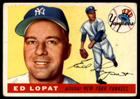 1955 Topps #109 Ed Lopat VG-EX 