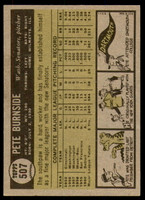 1961 Topps #507 Pete Burnside Ex-Mint  ID: 206537