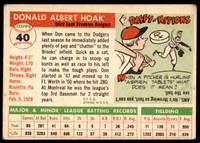 1955 Topps #40 Don Hoak Very Good  ID: 214552