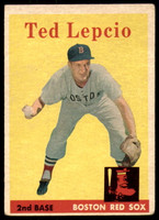 1958 Topps #29 Ted Lepcio UER VG-EX 