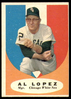 1961 Topps #132 Al Lopez MG Excellent+  ID: 202034