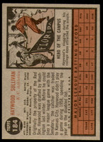 1962 Topps #184 Haywood Sullivan Excellent+  ID: 250168
