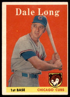 1958 Topps #7 Dale Long Very Good  ID: 228928