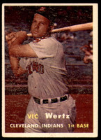 1957 Topps #78 Vic Wertz Very Good  ID: 240476