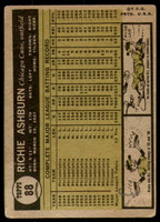 1961 Topps #88 Richie Ashburn Very Good  ID: 225118