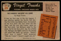 1955 Bowman #26 Virgil Trucks Very Good  ID: 220256