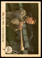1959 Fleer Ted Williams #51 May 16, 1954 Ted Is Patched Up Very Good 