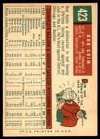 1959 Topps #423 Bob Grim Excellent+  ID: 207990