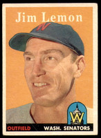 1958 Topps #15 Jim Lemon Very Good  ID: 242297