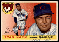 1955 Topps #6 Stan Hack MG Good RC Rookie  ID: 219787