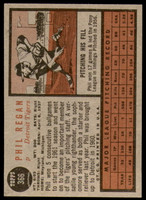1962 Topps #366 Phil Regan Excellent+  ID: 250260
