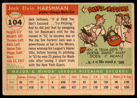 1955 Topps #104 Jack Harshman VG-EX 