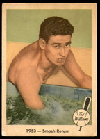 1959 Fleer Ted Williams #49 1953 - Smash Return Very Good 