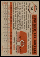 1956 Topps #14 Dick Moegle Excellent+ 