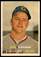 1957 Topps #371 Bob Lennon Excellent+  ID: 240865
