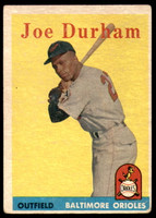 1958 Topps #96 Joe Durham VG-EX RC Rookie  ID: 221420