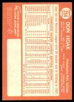 1964 Topps #254 Don Hoak Ex-Mint  ID: 233907