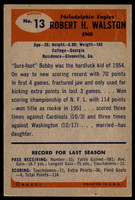1955 Bowman #13 Bobby Walston Excellent  ID: 243712