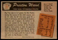 1955 Bowman #27 Preston Ward Very Good  ID: 249647