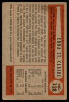 1954 Bowman #128 Ebba St. Claire Very Good  ID: 219725