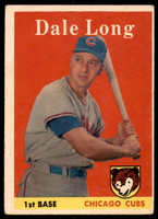 1958 Topps #7 Dale Long Very Good  ID: 238955
