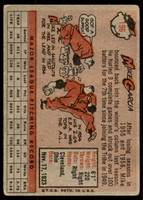 1958 Topps #196 Mike Garcia Very Good  ID: 229229