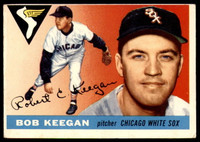 1955 Topps #10 Bob Keegan UER Very Good  ID: 223099