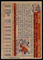 1957 Topps #159 Solly Drake Excellent RC Rookie  ID: 238715