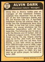 1968 Topps #237 Alvin Dark MG Near Mint  ID: 245157