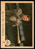 1959 Fleer Ted Williams #51 May 16, 1954 Ted Is Patched Up G-VG  ID: 235193