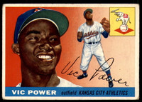 1955 Topps #30 Vic Power UER Very Good  ID: 219857