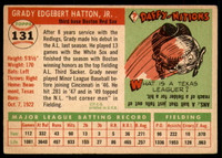 1955 Topps #131 Grady Hatton Very Good  ID: 220128