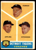 1960 Topps #461 Tigers Coaches Very Good  ID: 240256