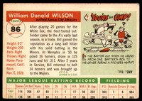 1955 Topps #86 Bill Wilson G-VG  ID: 214556