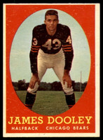 1958 Topps #8 Jim Dooley Ex-Mint  ID: 217643
