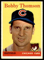 1958 Topps #430 Bobby Thomson Very Good  ID: 242496